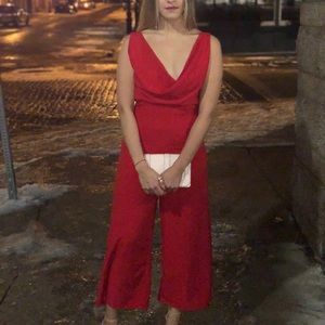 Red jumpsuit. Size US 8. ASOS brand